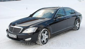 Машина на свадьбу Mercedes-Benz W221 № А2882, черный