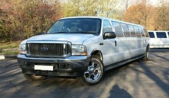 Свадебный лимузин Ford Excursion № С2910, белый