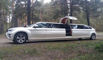 Свадебный лимузин BMW X6 № С5648, белый