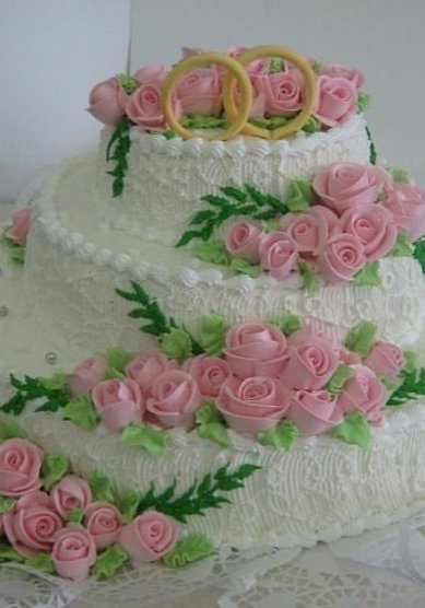Свадебный торт Р110668 - Кондитерская Радуга вкуса