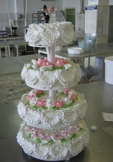 Торт на свадьбу Р110675 - Кондитерская Радуга вкуса