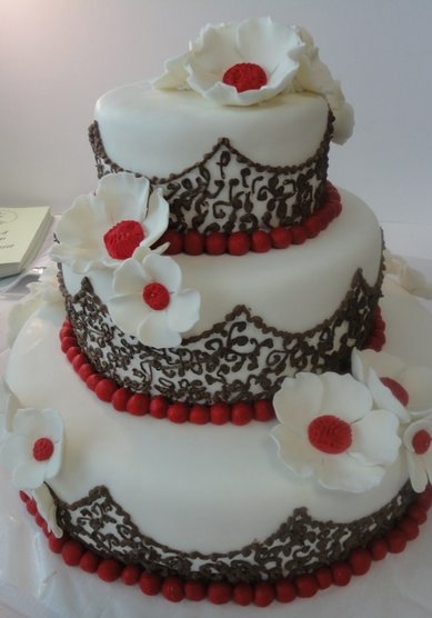 Свадебный торт П110768 - Кондитерская Панорама