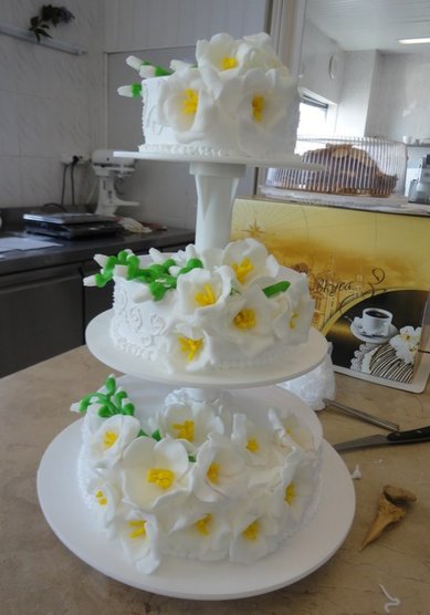 Свадебный торт П110774 - Кондитерская Панорама