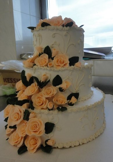 Свадебный торт П110776 - Кондитерская Панорама