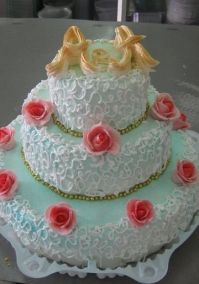 Торт на свадьбу Р28915 - Кондитерская Радуга вкуса