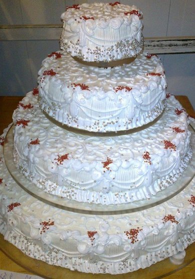 Свадебный торт Р28932 - Кондитерская Радуга вкуса