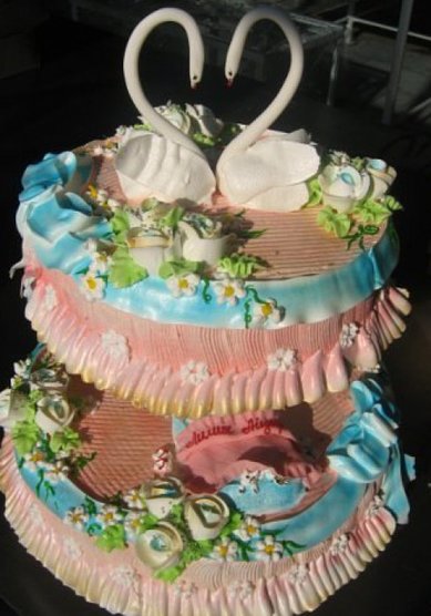 Торт на свадьбу Р28933 - Кондитерская Радуга вкуса