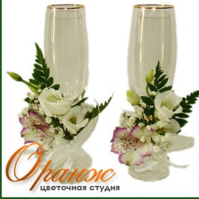 Аксессуар из цветов О3593 - Цветочная студия Оранж