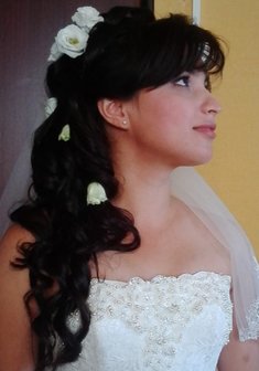 Cвадебная прическа Н20714 в греческом стиле