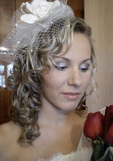 Свадебная прическа Н12869 - Стилист-визажист Наталия Кузнецова