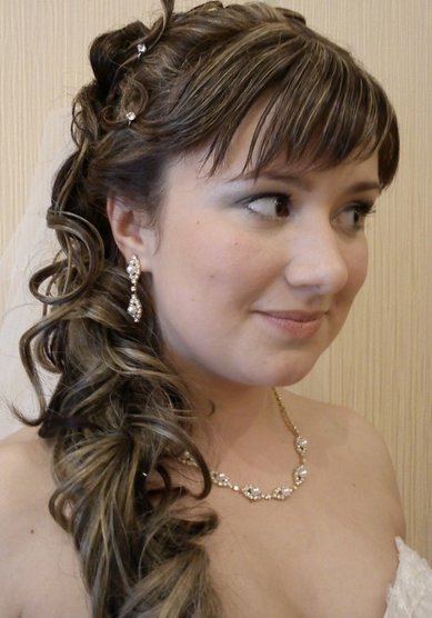 Прическа на свадьбу Н12880 - Стилист-визажист Наталия Кузнецова