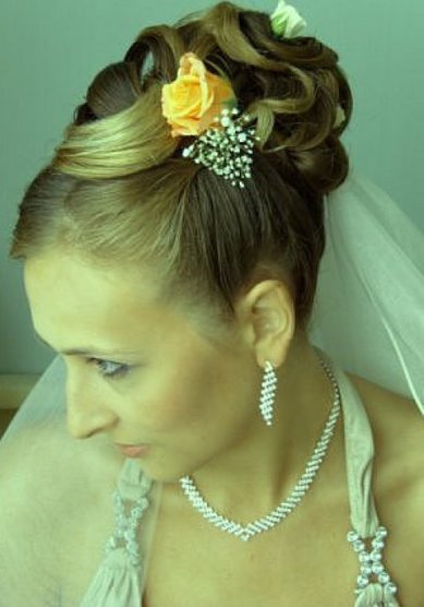 Свадебная прическа А12883 - Стилист-визажист Айсылу Чижевская