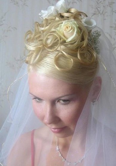 Свадебная прическа А12885 - Стилист-визажист Айсылу Чижевская