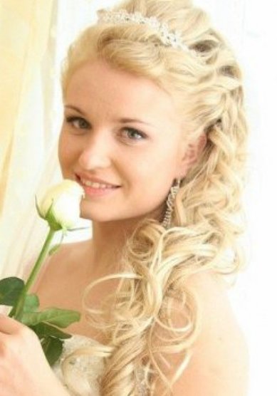 Прическа на свадьбу И12920 - Имидж-студия Оксаны Павлиновой