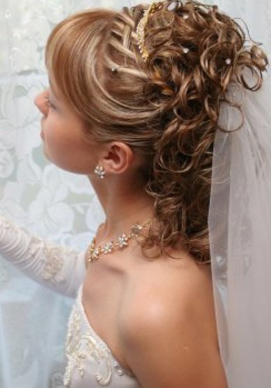 Свадебная прическа Н15339 - Стилист-визажист Наталия Кузнецова