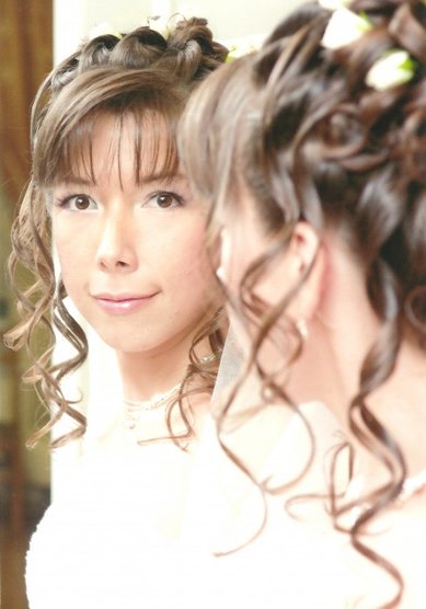 Свадебная прическа Н15345 - Стилист-визажист Наталия Кузнецова