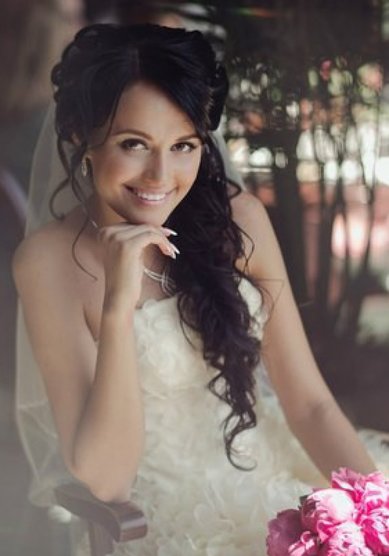 Свадебная прическа Свадебная прическа (Г16955) - Стилист-визажист Гильдия свадебных стилистов...