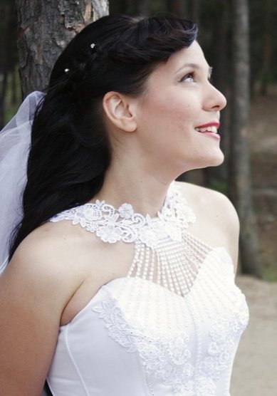 Свадебная прическа Л20641 - Стилист-визажист Людмила Суханова