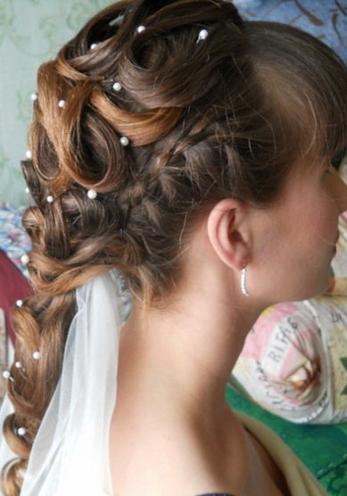 Свадебная прическа И20739 - Имидж-студия Оксаны Павлиновой