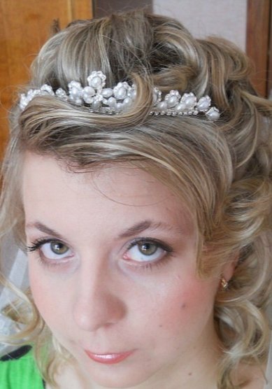 Прическа на свадьбу И20744 - Имидж-студия Оксаны Павлиновой