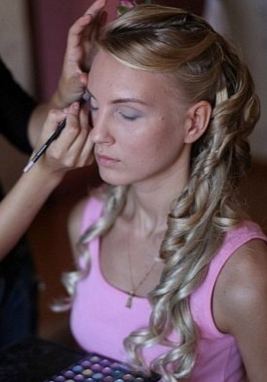 Свадебная прическа Э20767 - Стилист-визажист Эльмира Хасанова