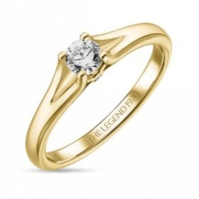 Помолвочное кольцо R01-SL06-020-G2-М13185 - Ювелирный бренд Московский ювелирный завод в Казани...