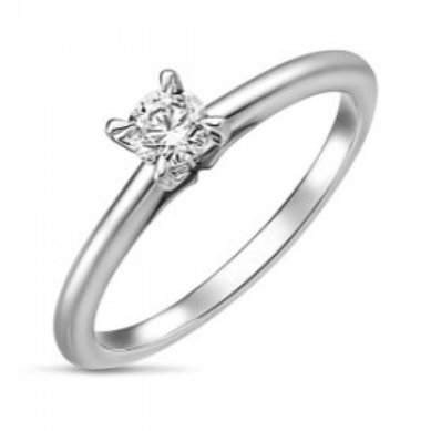 Помолвочное кольцо R01-SOL38-025-G2-М13187 - Ювелирный бренд Московский ювелирный завод в Казани...