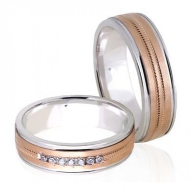 Обручальные кольца 1-2186-C-F | 1-2186-C-F-C14456 - Казанский ювелирный завод Culon