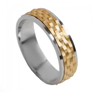 Обручальное кольцо 1-2166-K-N-C14458 - Казанский ювелирный завод Culon