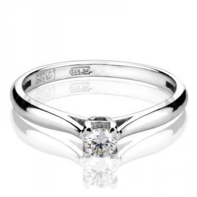 Помолвочное кольцо 1-1089-W-D-C14486 - Казанский ювелирный завод Culon