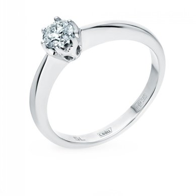 Помолвочное кольцо 51556-S14498 - Ювелирный салон Sunlight в Казани