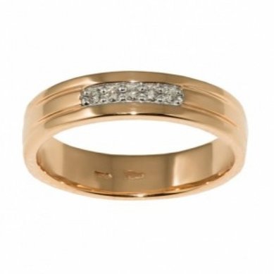 Обручальное кольцо 1111336R-5-А14514 - Завод ювелирных изделий Алмаз (ЗАО)