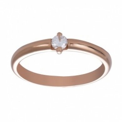 Помолвочное кольцо 111065-А14518 - Завод ювелирных изделий Алмаз (ЗАО)