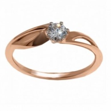 Помолвочное кольцо 111915-А14520 - Завод ювелирных изделий Алмаз (ЗАО)