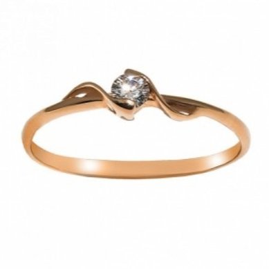 Помолвочное кольцо 111068-А14521 - Завод ювелирных изделий Алмаз (ЗАО)