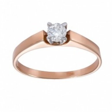 Помолвочное кольцо 141249-А14523 - Завод ювелирных изделий Алмаз (ЗАО)