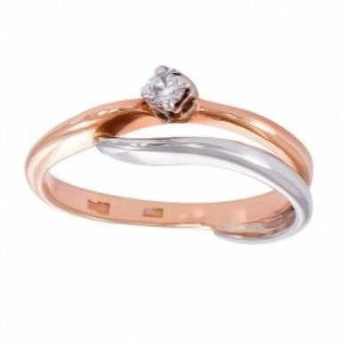 Помолвочное кольцо А14529 - Завод ювелирных изделий Алмаз (ЗАО)