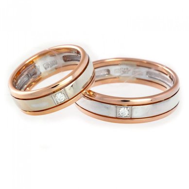 Обручальные кольца Э14532 - Cеть ювелирных салонов Эксклюзив