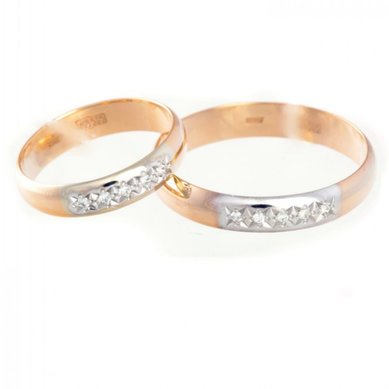 Обручальные кольца Э14534 - Cеть ювелирных салонов Эксклюзив