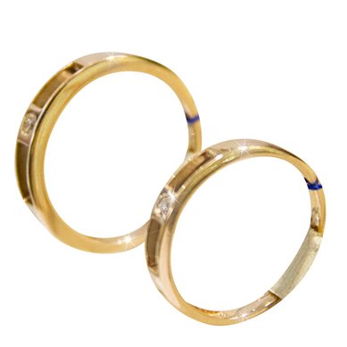 Обручальные кольца Э2204 - Cеть ювелирных салонов Эксклюзив