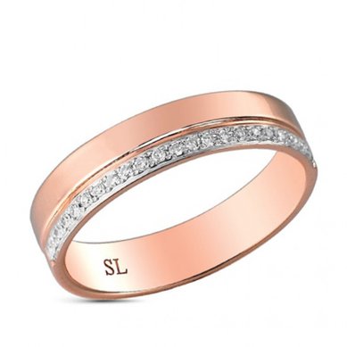 Обручальное кольцо S2411 - Ювелирный салон Sunlight в Казани