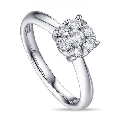 Помолвочное кольцо R2011-1851361AD-М7408 - Ювелирный бренд Московский ювелирный завод в Казани...