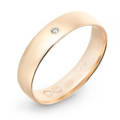 Обручальное кольцо R01-WED-00001-М7409 - Ювелирный бренд Московский ювелирный завод в Казани...