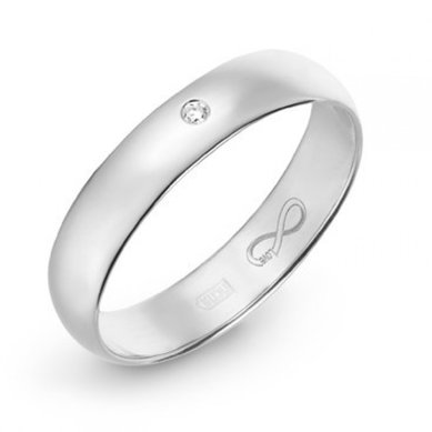 Обручальное кольцо R01-WED-00028-М7428 - Ювелирный бренд Московский ювелирный завод в Казани...