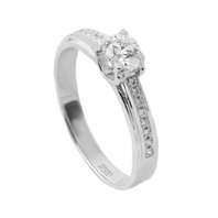 Помолвочное кольцо 1-1383-W-D-C14480