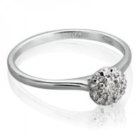 Помолвочное кольцо 1-1192-W-D-C14483