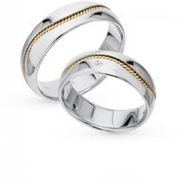 Обручальное кольцо 69728 | 69728-S14488