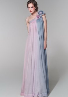 Свадебное платье C19315. В греческом стиле, длинное без шлейфа.