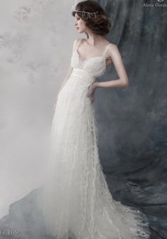 Свадебное платье C19322. В греческом стиле, длинное без шлейфа.