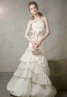 Свадебное платье B24907. Силуэт Русалка (Рыбка), длинное без шлейфа.